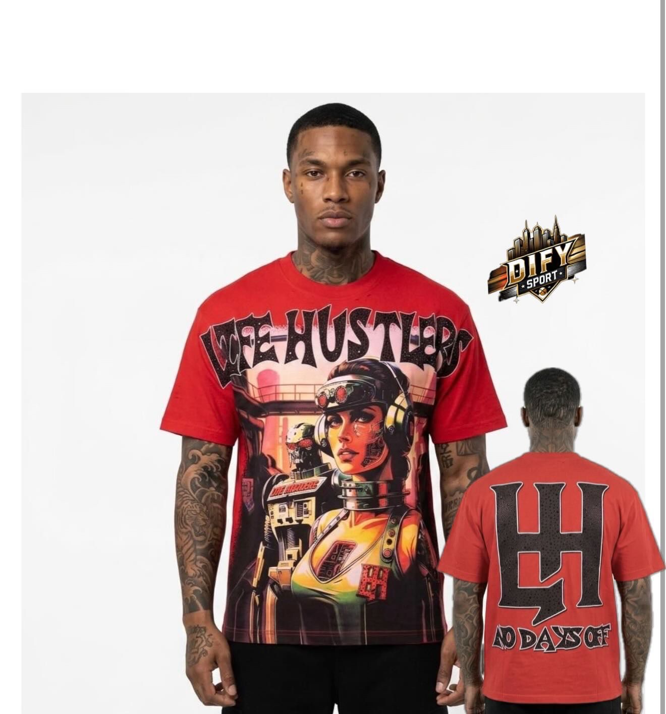 Life hustlers tee robots