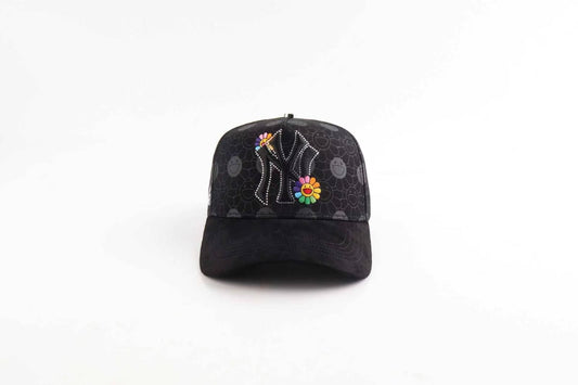 NY Yankees x Murakami Edición Especial Gorra Black on Black
