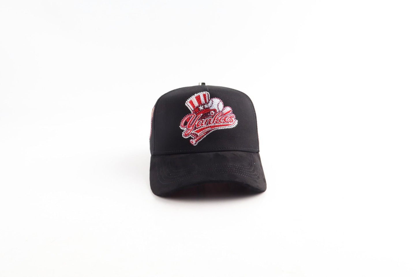 New York Yankees Edición Especial Gorra All Black Red Emblem